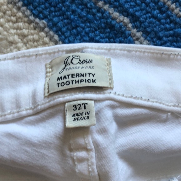 J crew maternity white jeans. - Picture 2 of 3